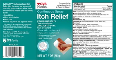 Can Label (850624 Cvs Anti Itch)